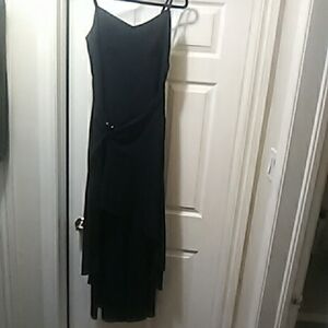 Elegant Black Evening Jumpsuit Look Dress